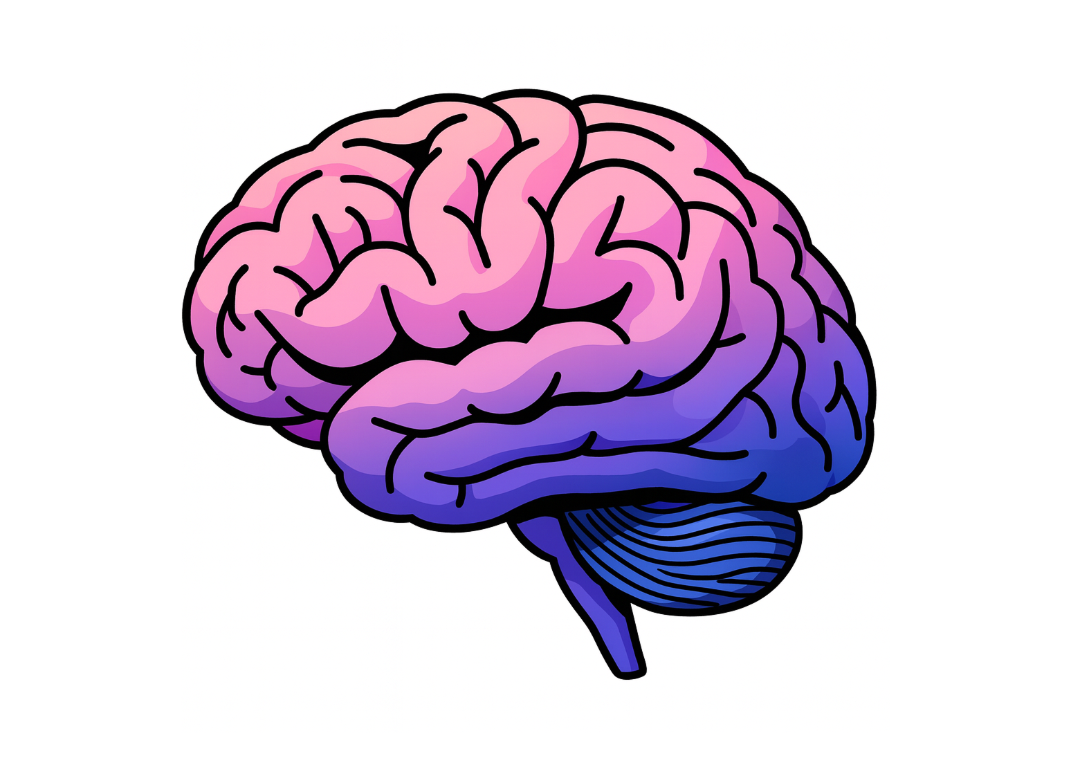 Abstract product brain made of connections