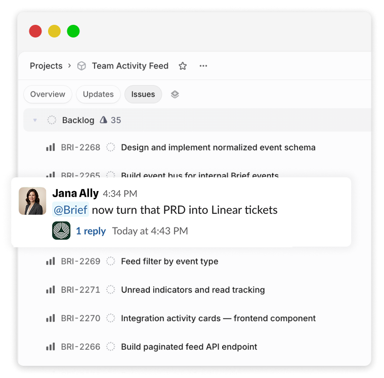 PRD converted to Linear and Jira tickets with one click