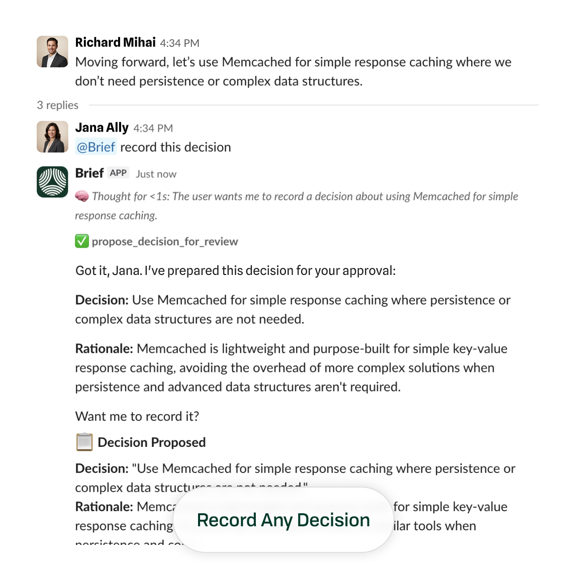 Decision captured from Slack with full context