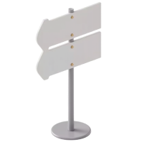 Direction sign icon